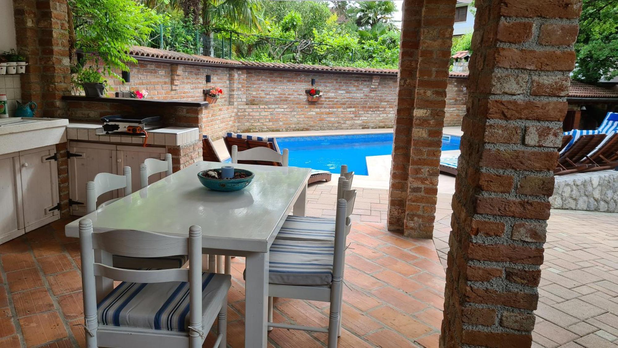 Villa Amalia Apartment 2 Malinska Bagian luar foto